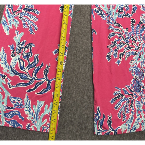 Lilly Pulitzer Georgia May Palazzo in Capri Pink Samba Print Size XS Stretch - Picture 5 of 8